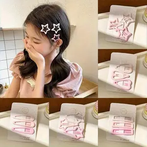 Cute Sakura Series Hair Accessories Set, Adorable Themes, 32 Pieces Star Panda Butterfly Heart Designs, Daily Wear Ready Hair Clips for Women, Fashion Hairpins