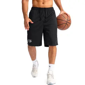 G Gradual Men's Basketball Shorts with Zipper Pockets Lightweight Quick Dry 11" Long Workout Shorts for Men Athletic Gym