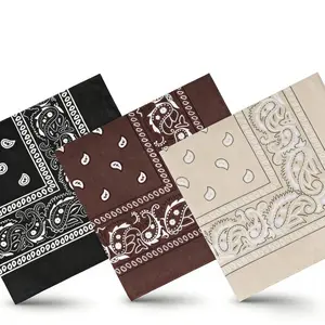 Raylarnia 22" Large Cotton Paisley Bandana for Men Women, Soft  Cotton Square Scarf - Headband, Neck Wrap, Multiple Colors