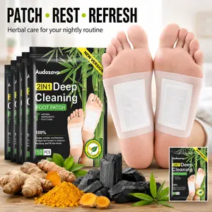 2IN1 Deep Cleaning Detox Foot Patches | Natural Bamboo Vinegar for Relaxation & Better Sleep