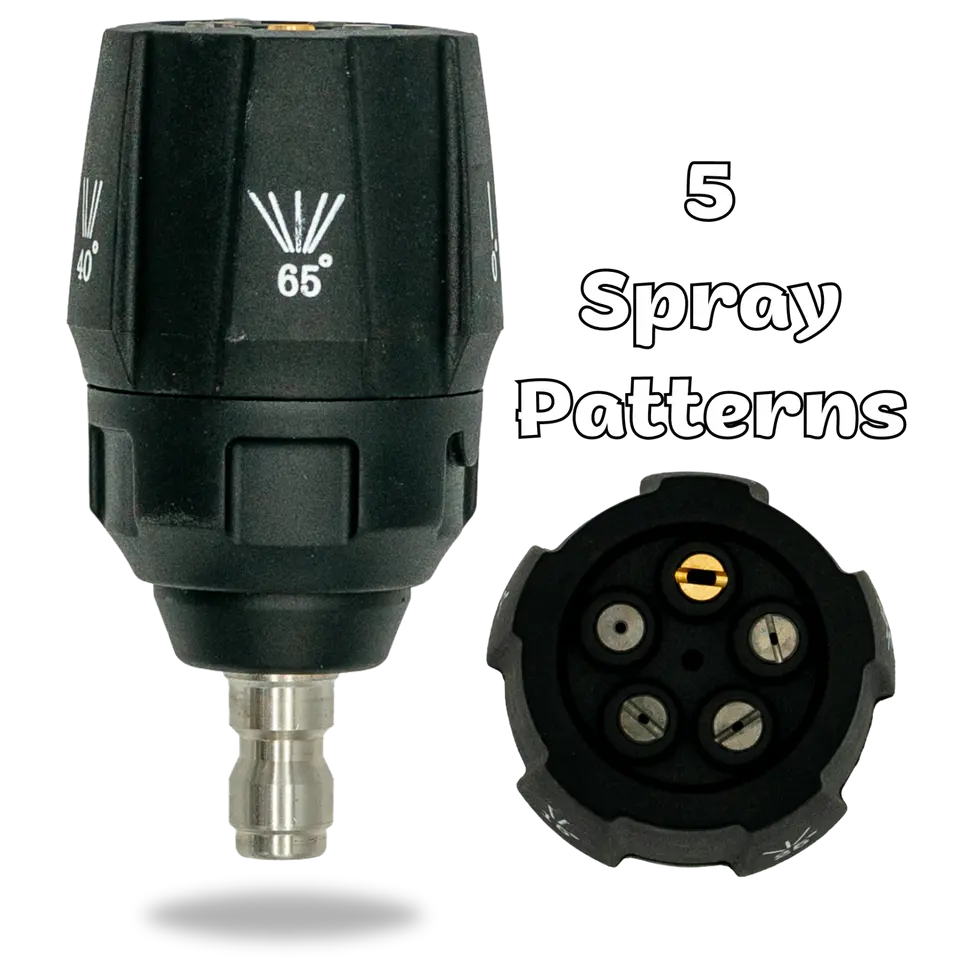 Turbo Nozzle - 5-in-1 High Pressure Power Washer Nozzle