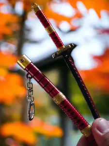 【Wado Ichimonji】Anime Character Mini Weapon Toy Handicraft Ultimate Collectible Keychain