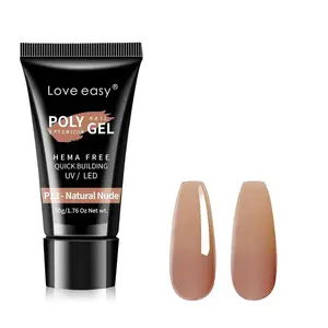 Poly Gel 50g - Nail Extension Gel - Natural Nude