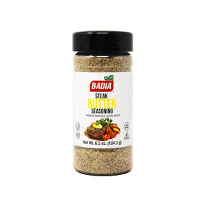 BADIA Butter Steak Seasoning, All-Purpose Savory Spice and Herbal Blend Powder for Enhancing Meat Flavor, All Purpose Seasoning