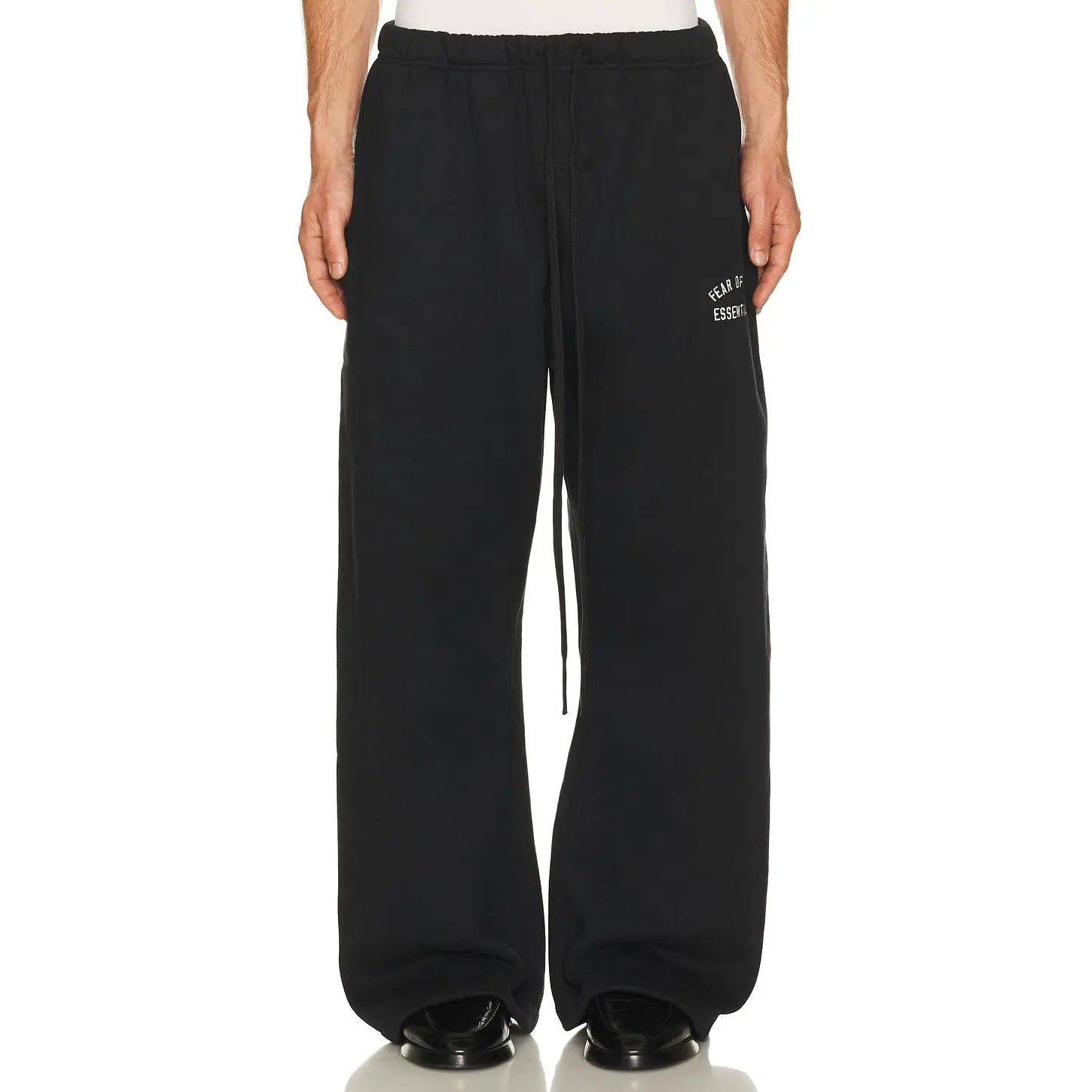 Fear of God ESSENTIALS Flare Sweatpant in Vintage Black Fear of God ESSENTIALS Flare Sweatpant in Vintage Black