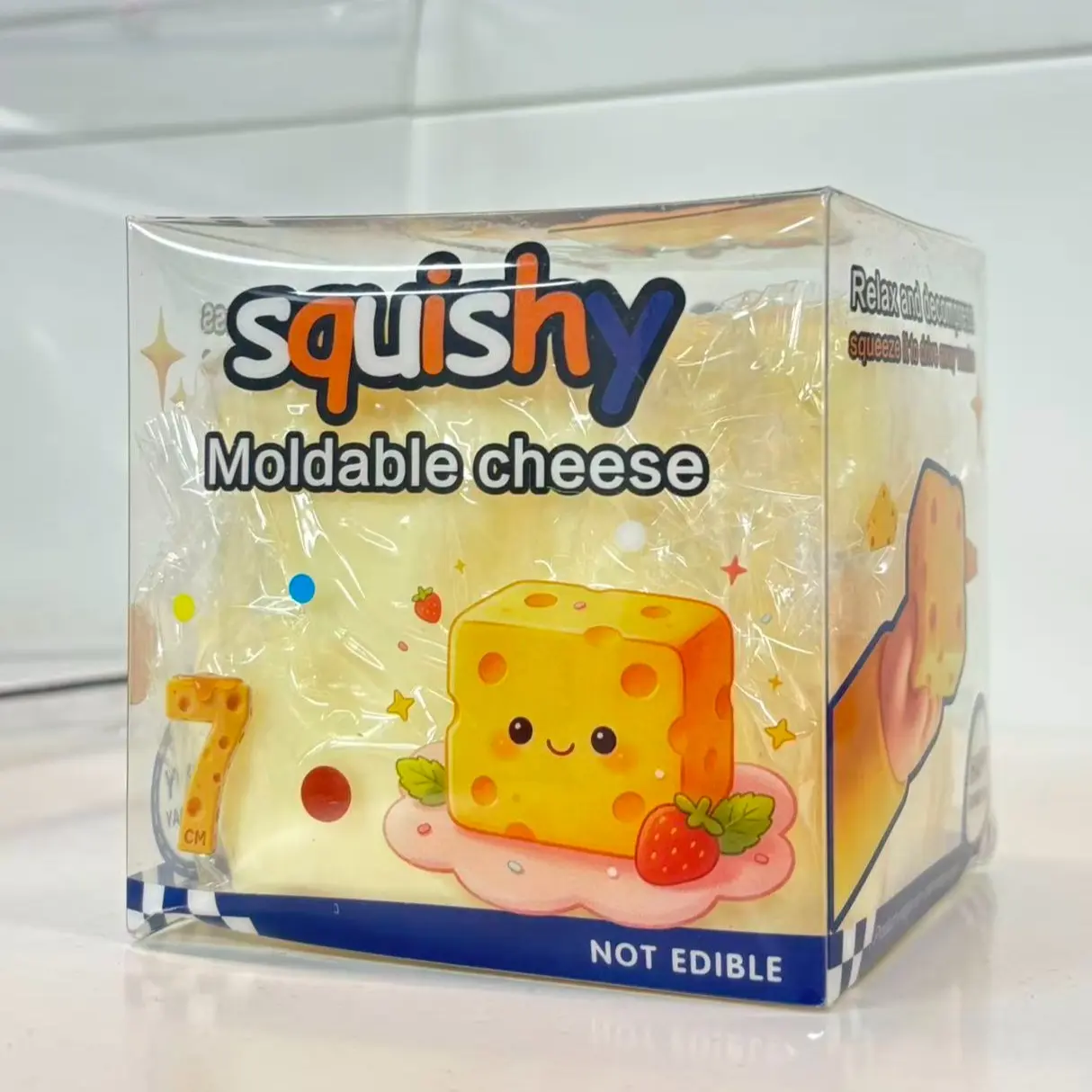 vaseline cheese squishy toy  3.15in