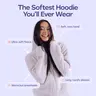 Mellow Sleep | Zip-Up Hoodie – The Softest Hoodie Ever. Cloud Soft Zip Hoodie Double Sided Plush Fleece Cozy Loungewear Ultra Soft Warm Pajama Hoodie Comfortable Home Outfit