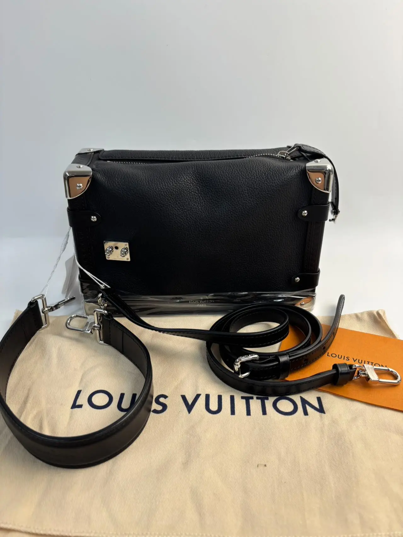 Pre-owned Louis Vuitton coated canvas Shoulder Bags Side Trunk MM Bag 【BF 12Z】 KK0007