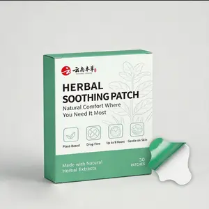 Natural Herbal Knee Patches, 30 Patches, Long-Lasting Joint & Bone Pain Relief, Gentle Heat Therapy for Warm Comfort & Support, Convenient for Home & On-the-Go Use knee spine cold daily warming Hypoallergenic Body Care Patches Overnight Wrinkle Patches