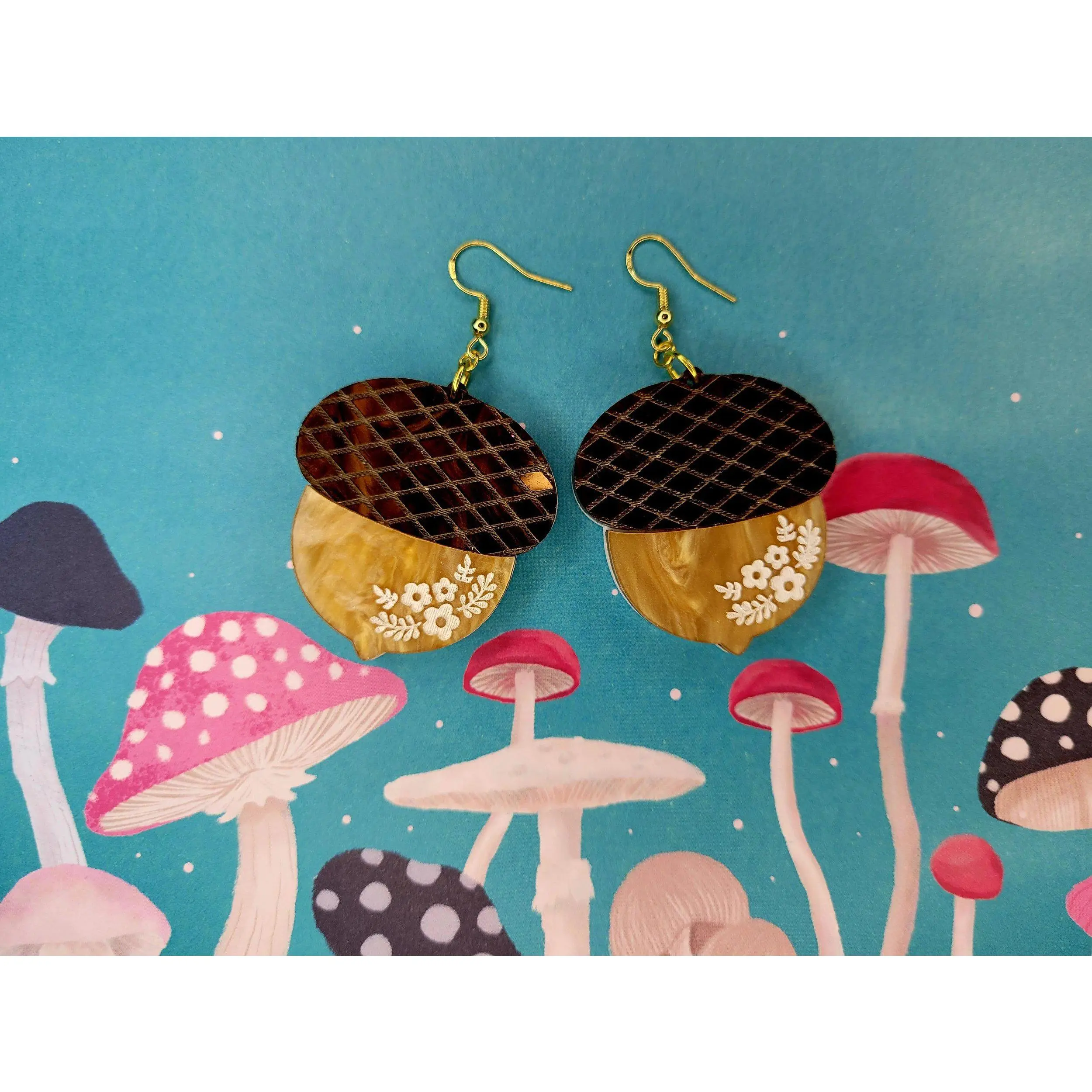 Floral Acorns Earrings Pre-Order