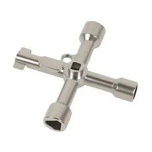 Electric Control Cabinet Car Elevator Cross Key Wrench, Water Meter Valve Key, Internal Triangle Wrench, Multi-Purpose Tool