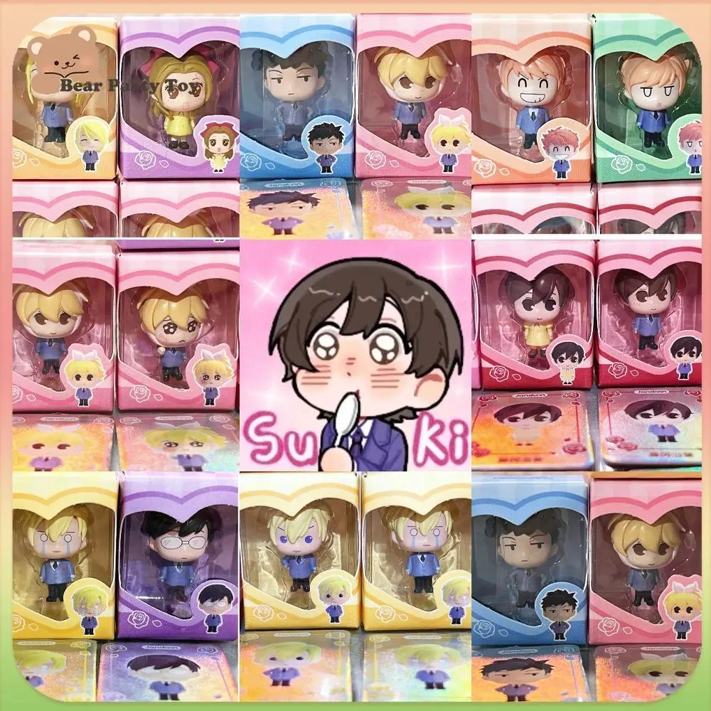 Original Ouran High School Host Club Mini Rice Grain Doll Blind Box Cute Figure Trendy Ornament Collectible Mystery Box Kid Gift