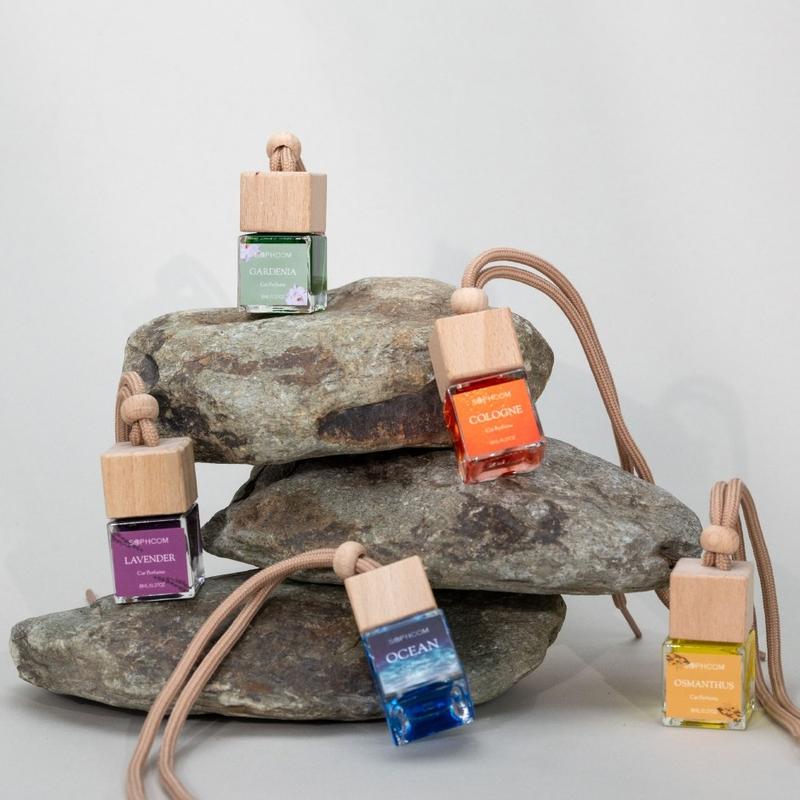 [Buy 1 Get 1 Free ] Scented Car Air Freshener – Long Lasting 60+ Days Diffuser | Natural Extract, Alcohol-Free, Safe for Babies & Moms,Christmas Gift