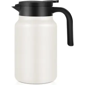 51Oz Thermal Coffee Carafes For Keeping Hot/Cold, Stainless Steel Coffee Carafe,  Insulated Water Carafe for Party/, Cream