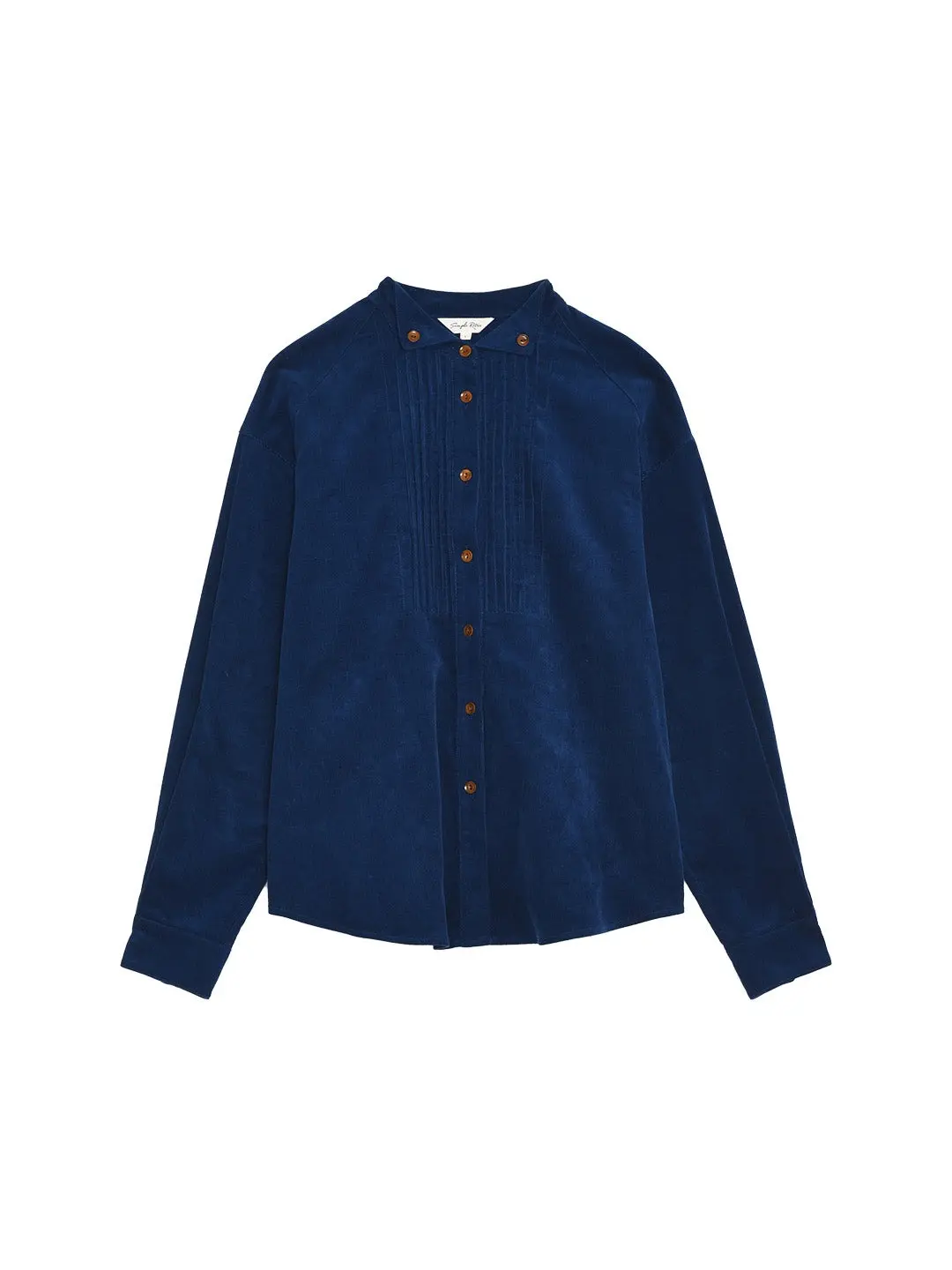 Ailani Stand Collar Cotton Shirt