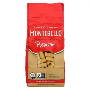 Montebello Organic Rigatoni, 16 oz (454 g)