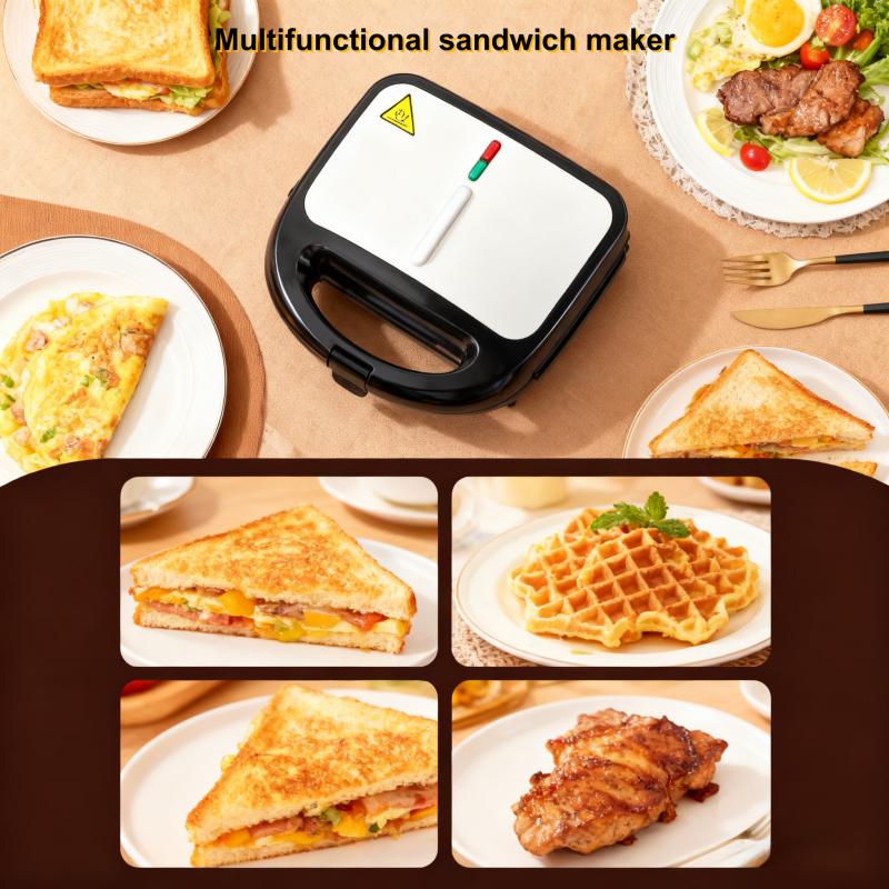 Three-in-One Electric Sandwich Maker Panini Press Waffle Maker with Removable Non-Stick Pan for Easy Cleaning and Storage Ideal for Sandwiches Waffles Burgers Steaks and Snacks Nugget Ice Maker Conversion Kit 2025  latest  portable  jar  vacuum  sealer  k