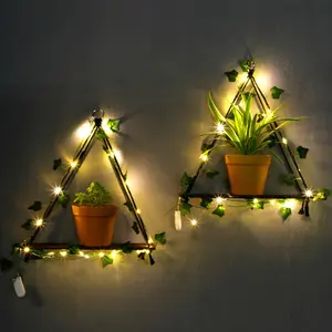 Boho Style Wall Mounted Shelf, 1/ Handmade Rope Woven Tissue Holder, Wall Decor, Vintage Home Decor for Home Living Room Bedroom Office