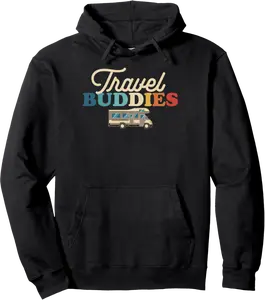 Trip Wanderlust Travel Buddies World Traveler Travel Buddy Pullover Hoodie - Nallelycor Shop 23B0F7LWS1R6
