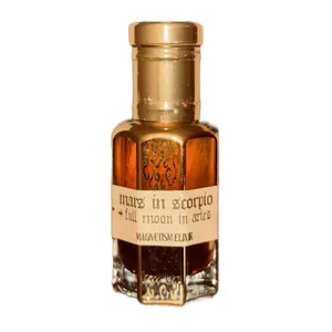 DLG Mars in Scorpio + Full Moon in Aries Magnetism Elixir Oil |  Strong Presence & Leadership, Dominace, Compelling Allure, Fast Magnetism | Spell Oil | Ritual Oil 12 ml