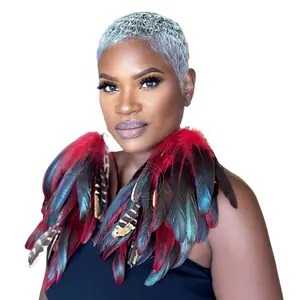 Feather Earrings, Red Schlappen Long Dangle Feather Earrings, Female, Casual, Elegant, Retro, Earrings, Jewelry, Boho, Long Earrings