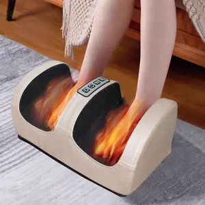 Foot massager without remote control, fully automatic foot kneading and rolling, fitness equipment, body massager, muscle relaxation, leg massage pedicure machine, relaxing and comfortable calf, ideal gift for parents.