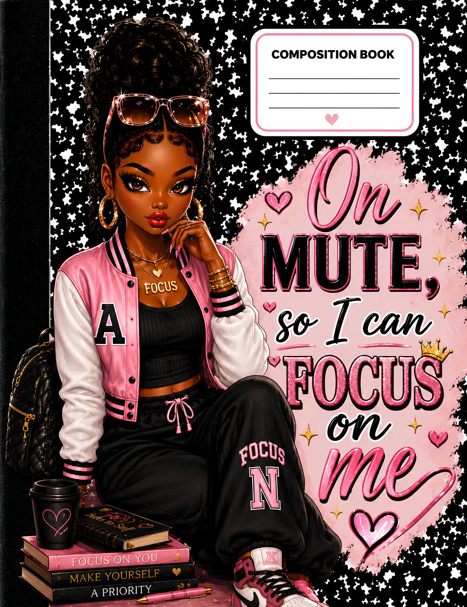 Focusing On Me Digital Composition Notebook