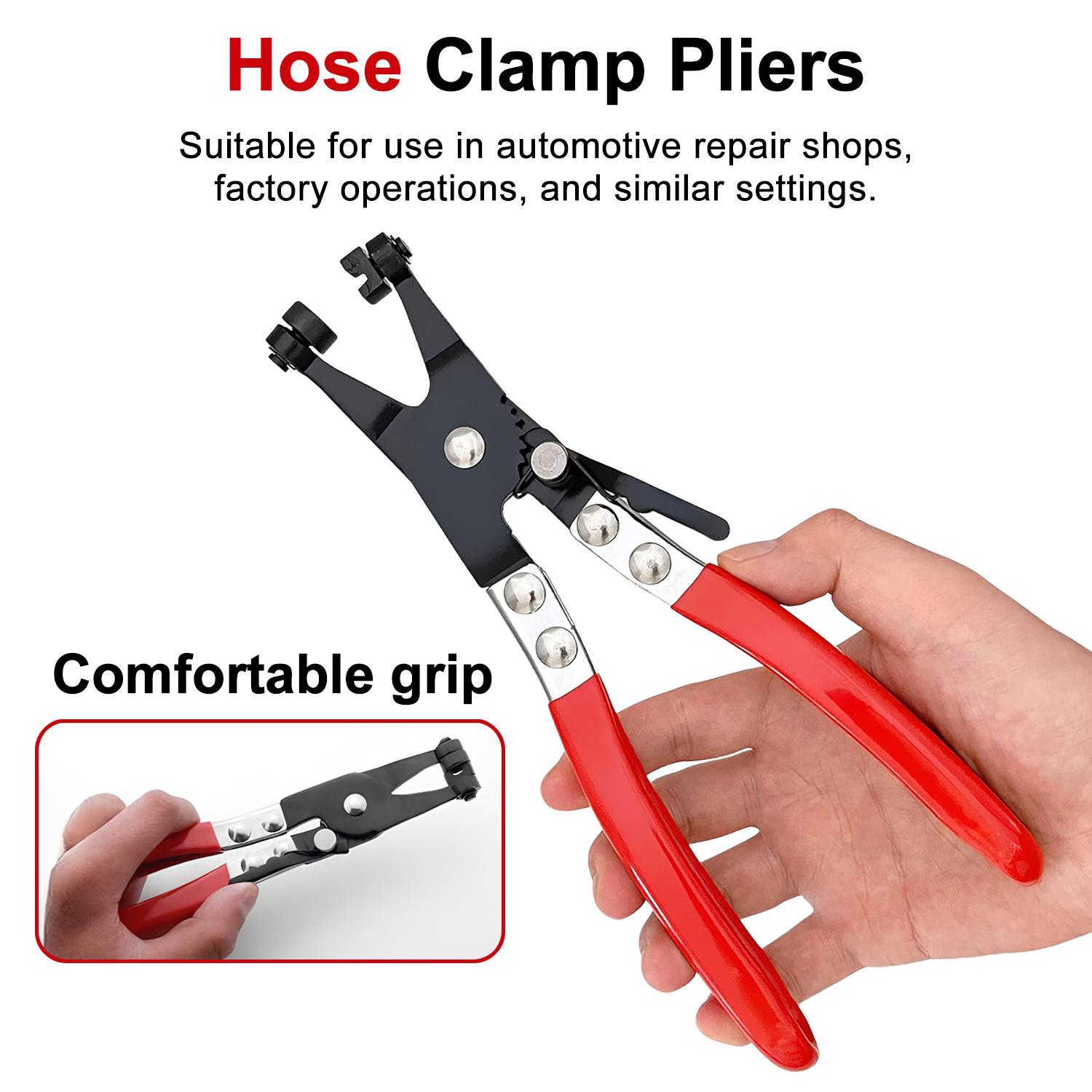 Auto Repair Automotive Electrical Disconnect Pliers, High-Carbon Steel 60° Angled Connector Separator, Hose Clamp Pliers, Trim Clip Removal Tools & Plug Release for Auto Repair