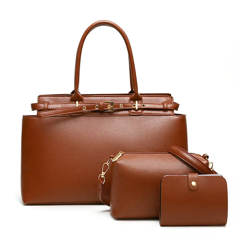 2025 new multi piece set mother bag European and American tote bag large capacity simple commuting bag for women
