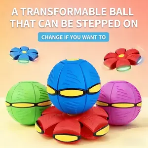 Children's bouncing balls, Magic Yuan Balls, Magic Flying Saucers, bouncy balls, children's toy balls, parent-child interactive toys, with two forms that can be freely switched, suitable for indoor and outdoor use
