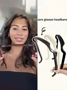 Women's Minimalist Elegant Headband Set, Colorful Hair Bundles Sunglasses Frame Clips, Fashion Simple Sun Glasses Band, Daily Wear Accessories, Eyewear Headbands