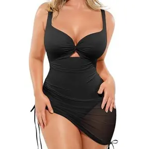 Smart Sculpt All-In-One Mesh Wrap Shaping Vacation Swimwear