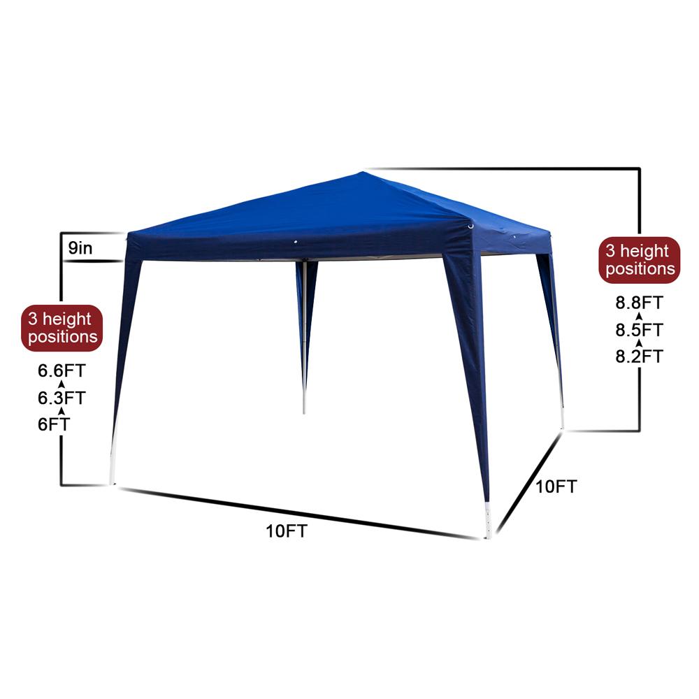 3 x 3m Two Doors & Two Windows Practical Waterproof Right-Angle Folding Tent Blue 3 x 3m Two Doors & Two Windows Practical Waterproof Right-Angle Folding Tent Blue