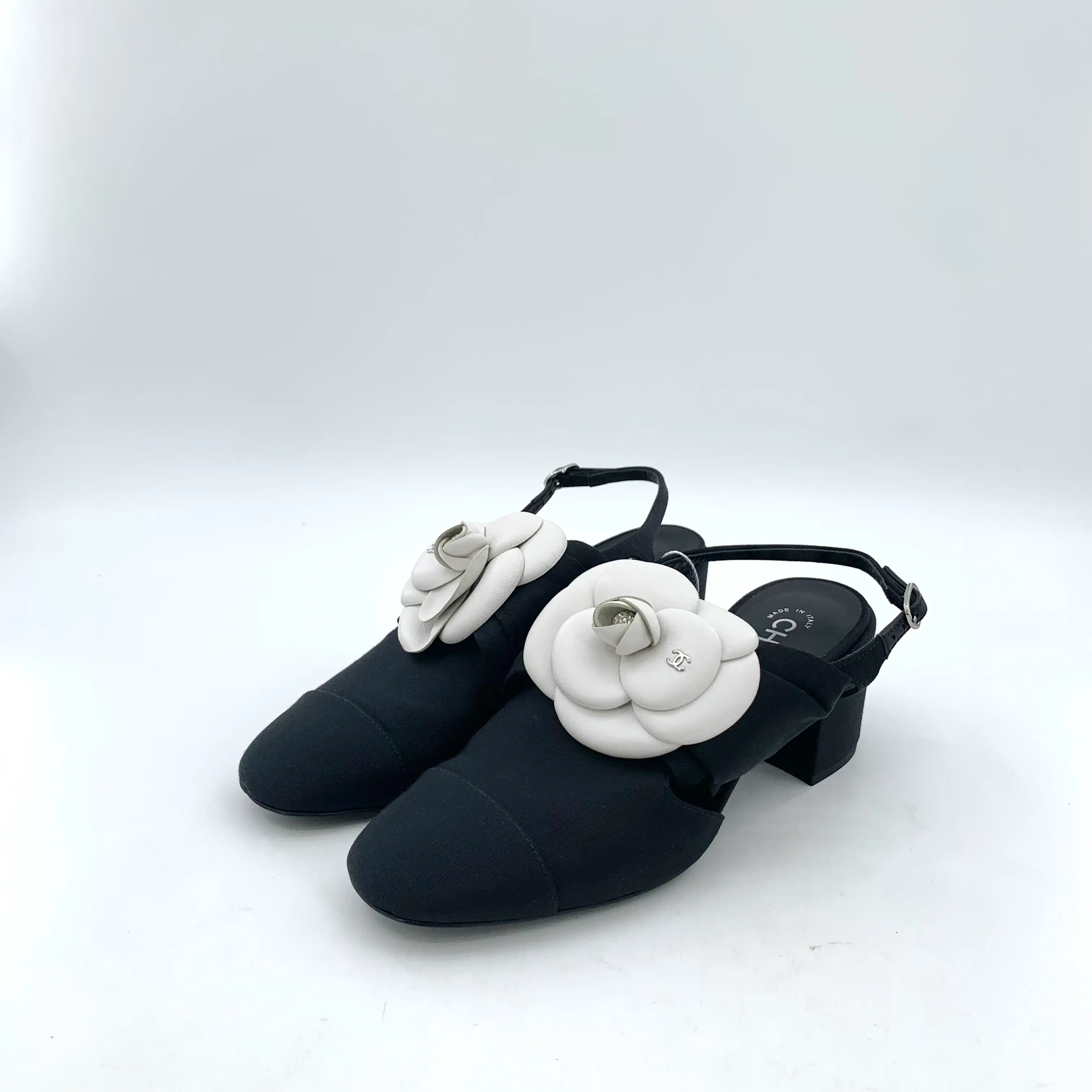 RDLT-Chanel black high heel size37.5-H35474