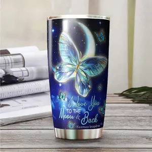 To My Daughter Tumbler To My Daughter Tumbler From Mom Butterfly Gift For Daughter Birthday Gift For Daughter From Mom Tumbler 20Oz 4 45783 940