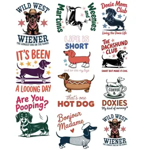 Dachshund Lover Premade DTF Gangsheet, Dachshund Lover Bundle, Dachshund Lover Shirt, Dog Lover heat transfers, Dachshund DTF transfers,
