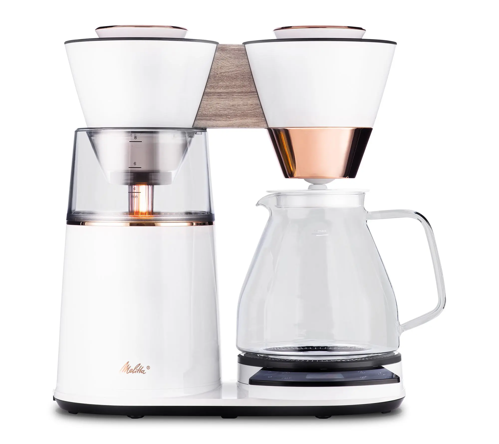 Melitta Vision 12-Cup Luxe Drip Coffee Maker, White Melitta Vision 12-Cup Luxe Drip Coffee Maker, White