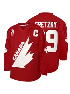 Men's #99 Gretzky Labatt Team Coupe Canada Cup Ice Hockey Home Jersey Stitched Stylish Jersey