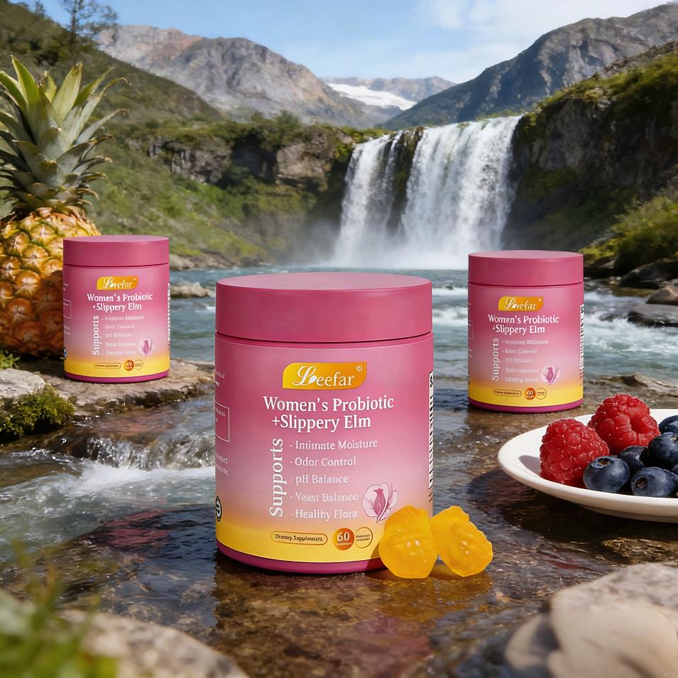 Hawalian Pineapple Probiotic Gummies for Women -All-in-One pH & Dryness Support with Slippery Elm,Prebiotics & Lactobacillus Blend Her Juicy All-in-OneProbiotic Gummies - Slippery Elm, Prebiotics & Lactobacillusfor Women's pH Balance & Dryness