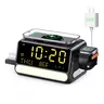 BLKE Voice-Controlled , 7-in-1 Wireless Charging Station , Night Light, Sync Phone Time, Alarm Clock & Temperature, For iPhone/Android, Apple/Samsung Watch & AirPods, Use Included 33W Adapter.