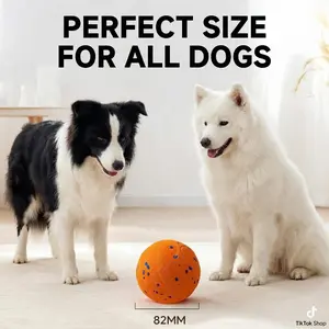 Smart ETPU Pet Toy Ball, High Resilience, Teething & Puzzle Toy, Bite-Resistant Dog Toy, Interactive Electric Jumping Ball