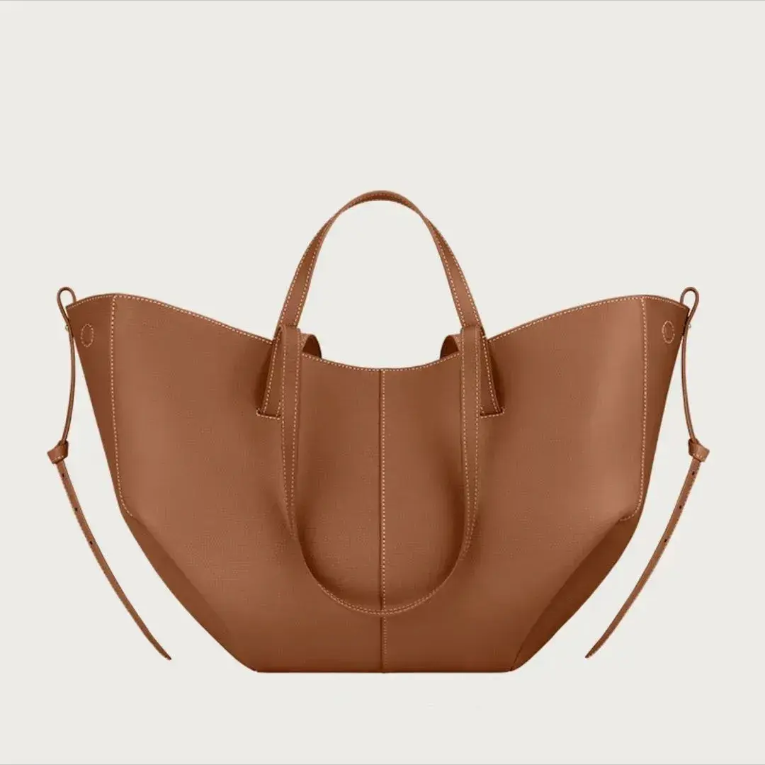 Mini Half-Moon Tote – Includes Dust Bag | Designer Smooth Leather Shoulder Bag