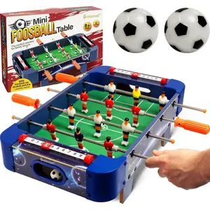 Mini Foosball Table for Kids and Adults, 21-Inch Mini Soccer Table Game for Family Game Nights