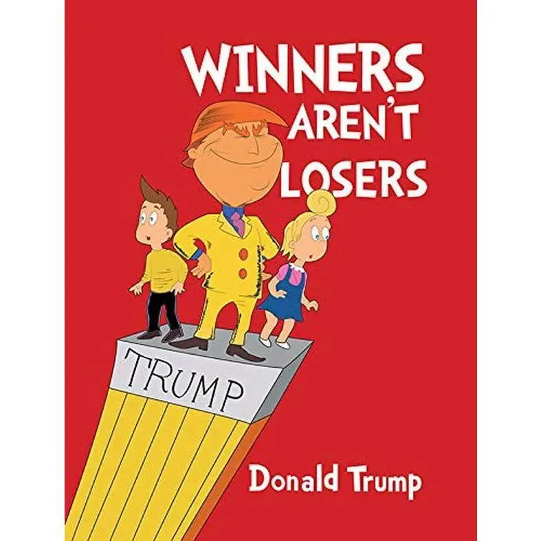 Winners Aren’t Losers hard cover book as seen on the Jimmy Kimmel show Hard Cover