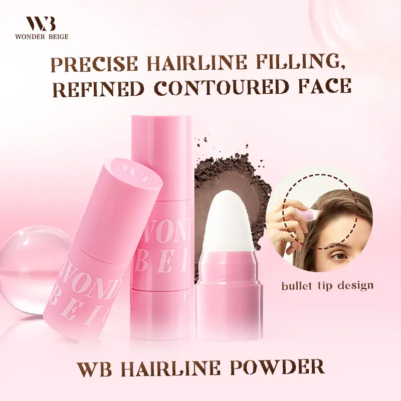 Hairline Strip Powder - Water and Sweat Resistant, Hair Parting Filler, Hair Thickening Tool, Forehead Contour Definer
