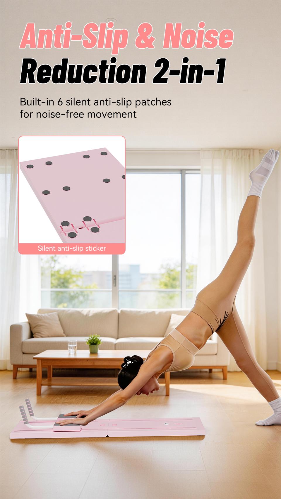 Pilates Board,Multi-functional Ab Exercise Board,FoldableHome Pilates Reformer with Knee Mat ,Timer andResistance Bands,Abs Workout Equipment forAbdominal & Core Strength Training trainer machine Portable Reformer with Timer structure sturdy Foldable Pilates Board,Multi-functional Ab Exercise Board,FoldableHome Pilates Reformer with Knee Mat ,Timer andResistance Bands,Abs Workout Equipment forAbdominal & Core Strength Training trainer machine Portable Reformer with Timer structure sturdy Foldable