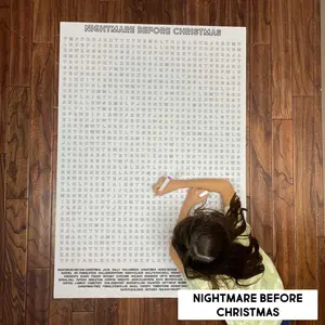 Nightmare Before Christmas Giant Word Search Puzzle