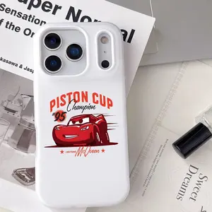 Lightning McQueen Phone Case For IPhone 17 16 15 14 13 12 11 Pro Max Plus Mini Case Luxurious Jelly-like Material Fashionable Durable Crystal Clear Uniquely Stylish Shock-Absorbent & Scratch-Resistant for a Perfect Fit