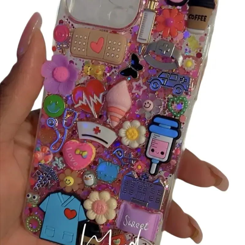 14 Phone Case | Personalized Junk Case | Custom Junk Charm Case | Custom Phone Case | Charm Phone Case | Decoden Cellphone Case