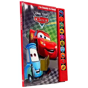 Disney Pixar Cars Play-a-Sound Book Engaging Fun Young Readers Hardcover Sound Book with Lightning McQueen Interactive Features